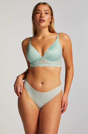 Hunkemöller Usynlig g-streng Lace Back Grøn