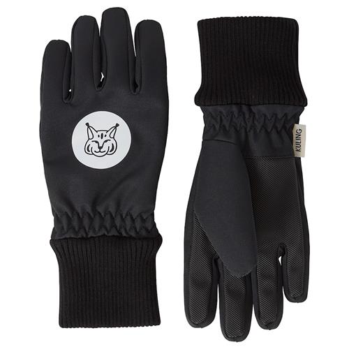 Kuling Mora Skalhandsker Always Black  Always Black 6-8 Y  Sort  6-8 år  Drenge, Piger