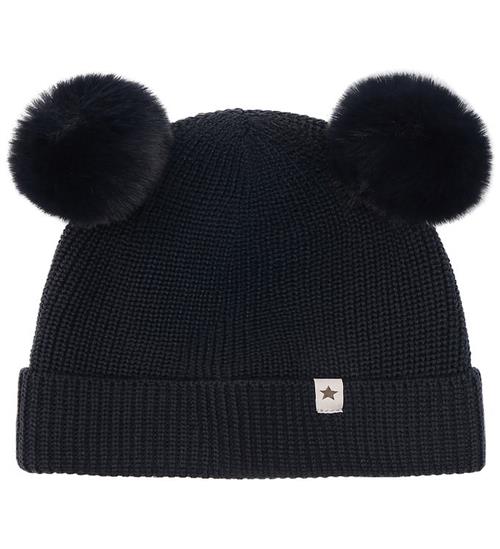 Huttelihut Hue - Uld - Dark Navy m. Kvaste