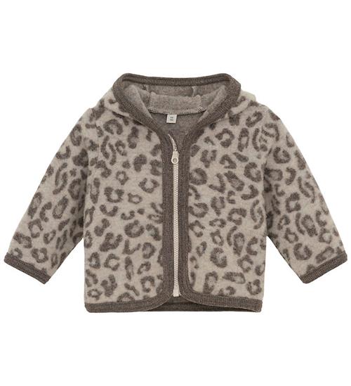 Huttelihut Cardigan - Uldfleece - Camel Melange