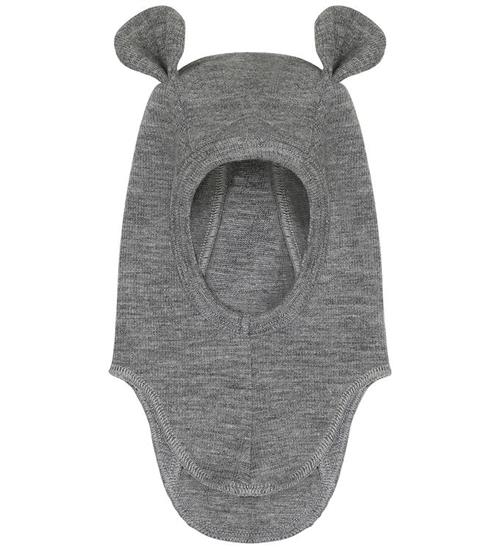 Huttelihut Elefanthue - Uldfleece - 1-lags - Medium Grey Melange