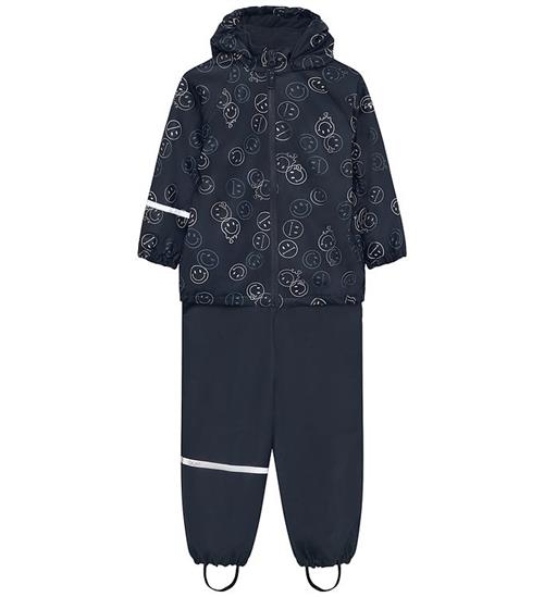 CeLaVi Regntøj m. Fleece - Navy