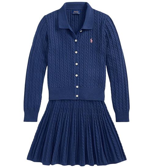 Polo Ralph Lauren Sæt - Polo/Nederdel - Strik - Rustic Navy