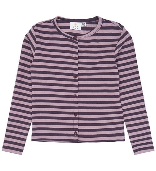 The New Cardigan - TnMoore - Rib - Sweet Grape Striped