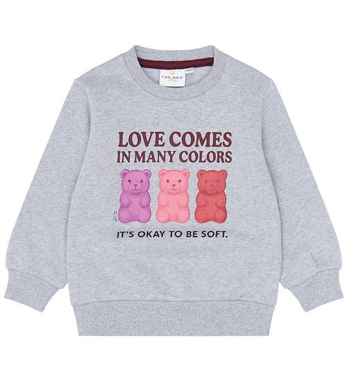 The New Siblings Sweatshirt - TnstVinna - Light Grey Melange
