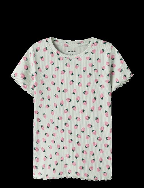 name it | Nmfvemma Aop Ss Slim Top | 98