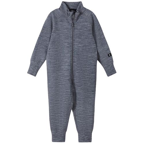 Reima Parvin Body Gråmeleret 92 cm Uld Grå  92 cm  Drenge, Piger