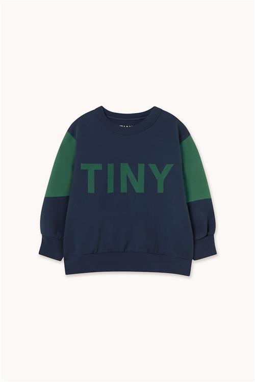 Tinycottons Tiny Color Block Sweatshirt Navy-3y  Marineblå  3 år  Drenge