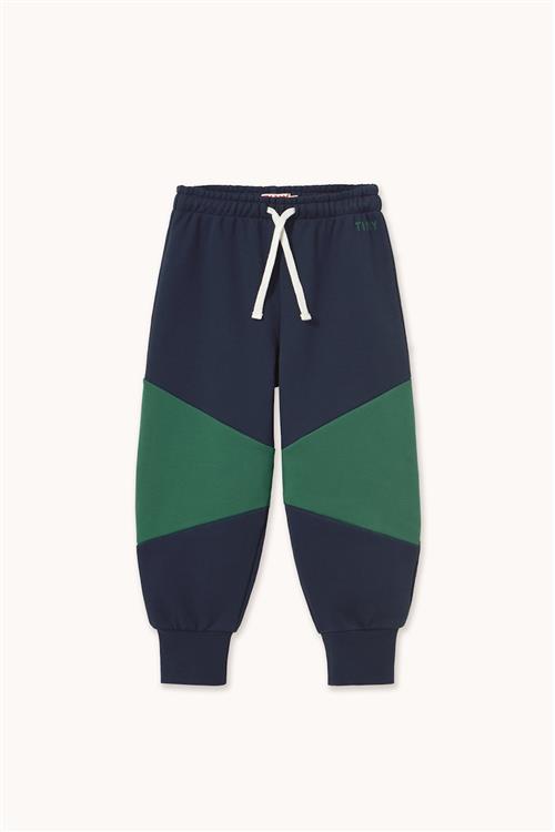 Tinycottons Tiny Color Block Sweatpant Navy-10y  Marineblå  10 år  Drenge