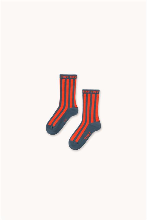 Tinycottons Stripes Medium Socks Summer Red-2-4y  Rød  2-4 år  Drenge, Piger