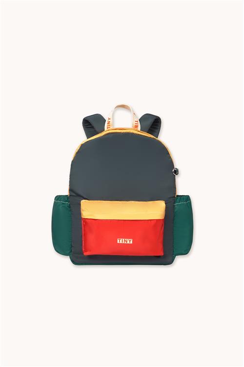 Tinycottons Color Block Backpack Multicolor-OS  Hvid  One Size  Drenge, Piger