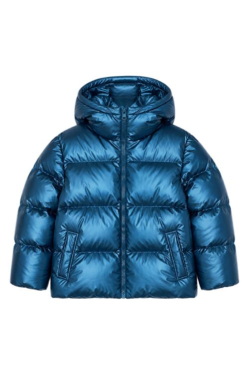 The New TNUffe Puffer Jacket Metallic Blue Metallic Blue 7-8 Y  Marineblå  7-8 år  Drenge