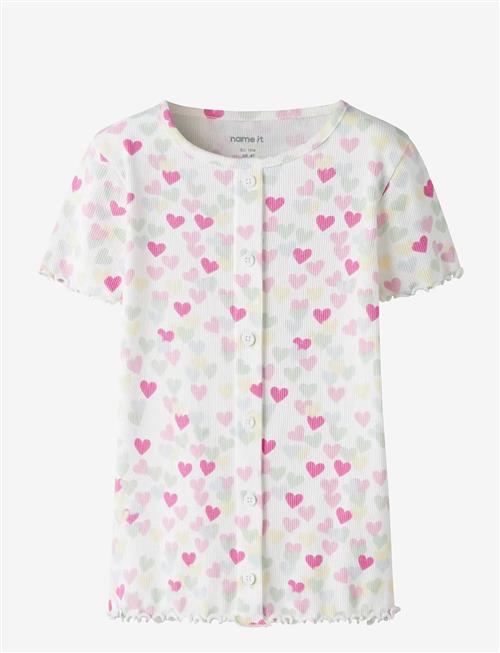 name it | Nmfvemia Aop Ss Slim Top | 116