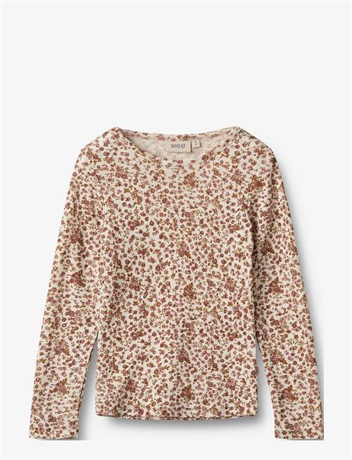 Wheat | Wool T-Shirt L/S Alfie | 98