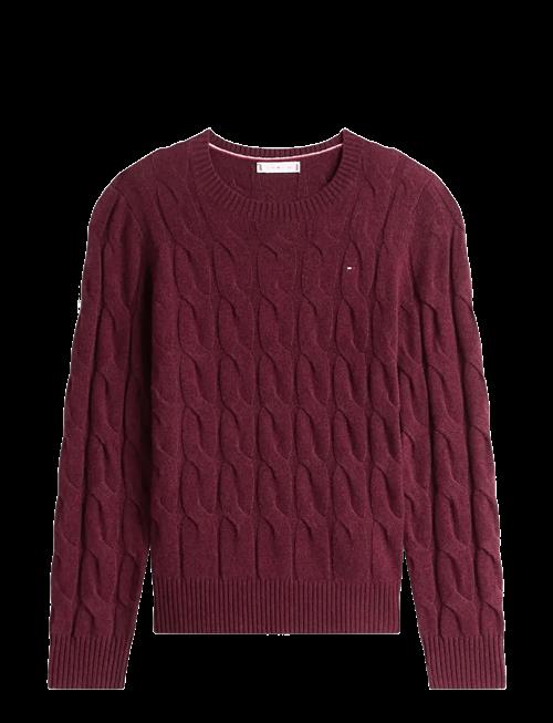 Tommy Hilfiger | Soft Wool Cable C-Nk Ls Swt | XXL