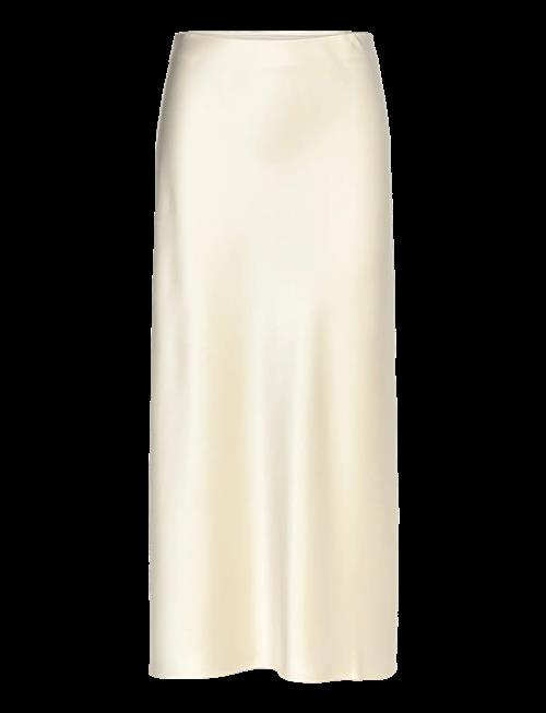Malina | Aubree Satin Midi Skirt | M