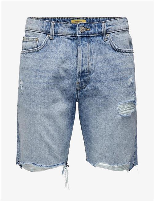 ONLY & SONS | Onsedge Lbd Destroy 4981 Tai Dnm Shorts | S