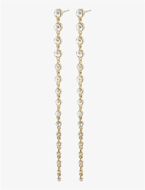 Pilgrim | Reagan Crystal Earrings Gold-Plated | ONE SIZE