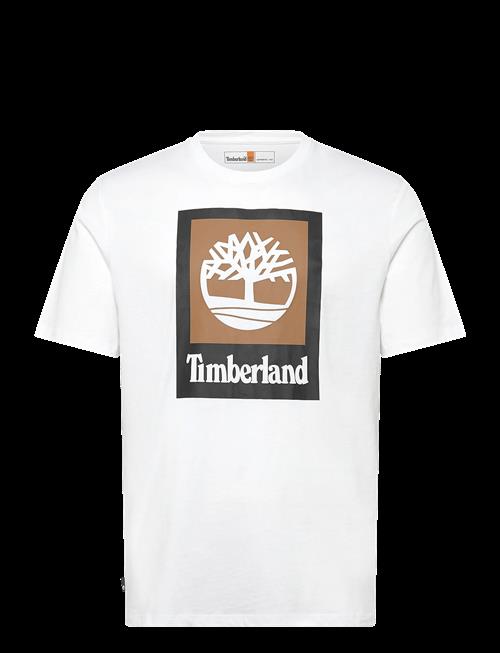 Timberland | Stack Logo Colored Short Sleeve Tee White | XL