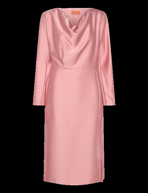 STINE GOYA | Long Sleeve Midi Dress, 2261 Satin | S