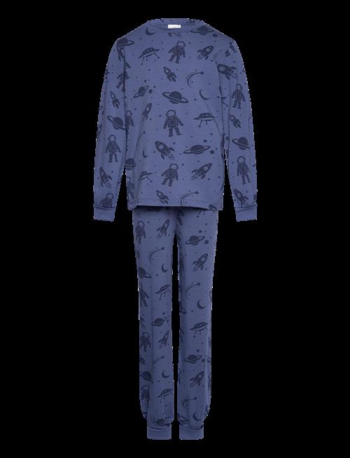 Geggamoja | Two Piece Pyjamas Blue Astronaut | 86-92