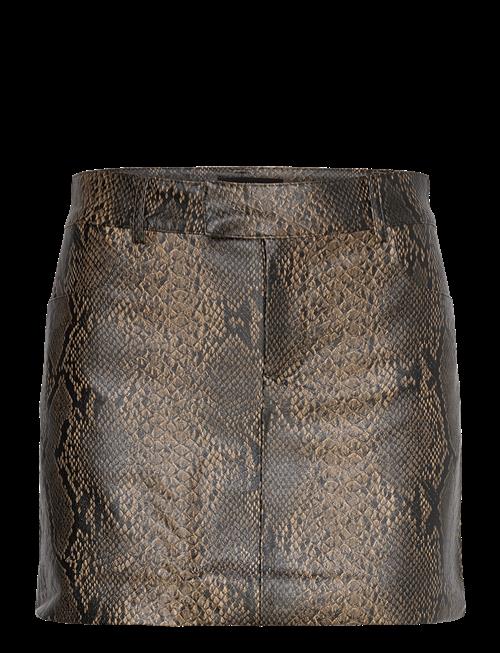 Mango | Mini-Skirt With Animal-Print Effect | 38