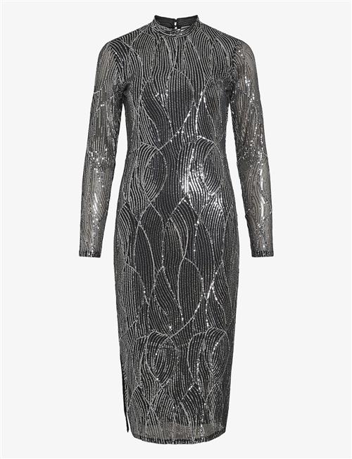 Vila | Vigigi Highneck Sequin L/S Midi Dress/Dc | XS