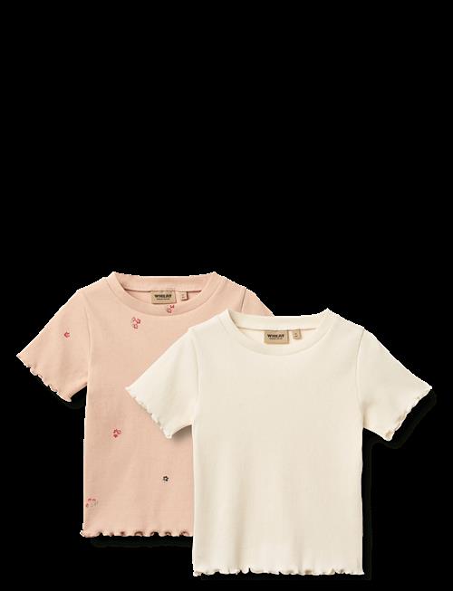 Wheat | 2 Rib T-Shirt S/S Alicia | 110