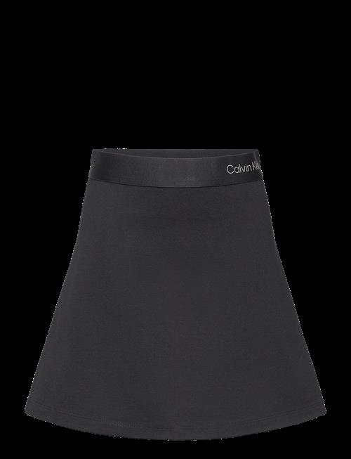 Calvin Klein | Logo Tape Flare Punto Skirt | 152