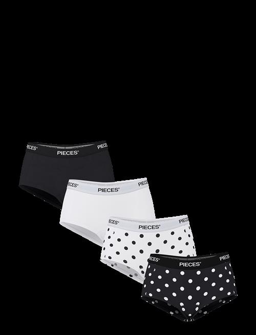 Pieces | Pclogo Lady 4 Pack Aop/Solid Noos Bc | XXL
