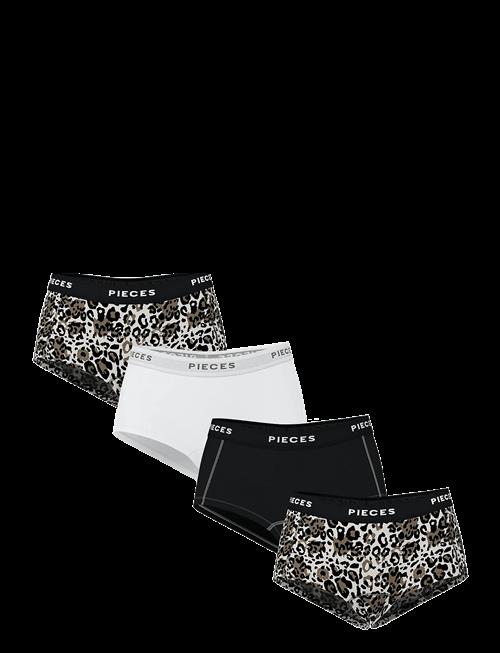 Pieces | Pclogo Lady 4 Pack Aop/Solid Noos Bc | M