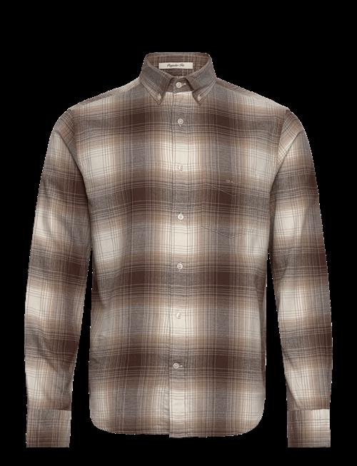 Gant | Reg Ut Shadow Check Flannel Shirt | L