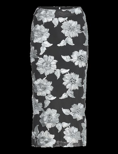 ROTATE | Flower Mesh Pencil Skirt | 34