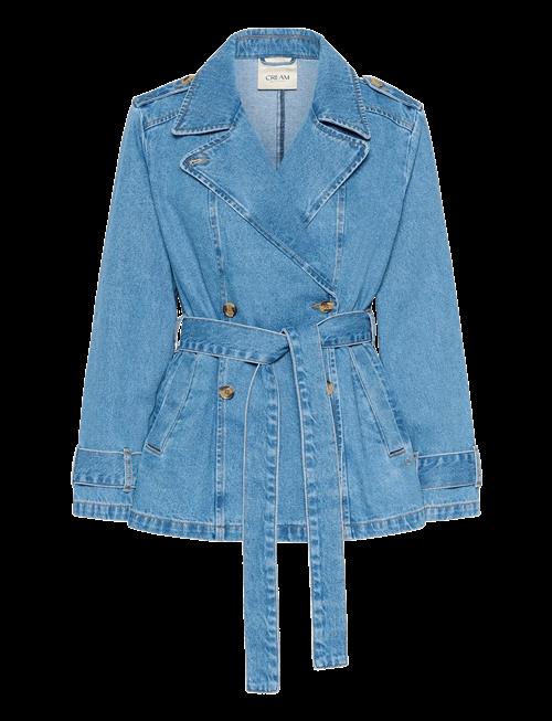 Cream | Crmika Short Denim Trenchcoat | 38