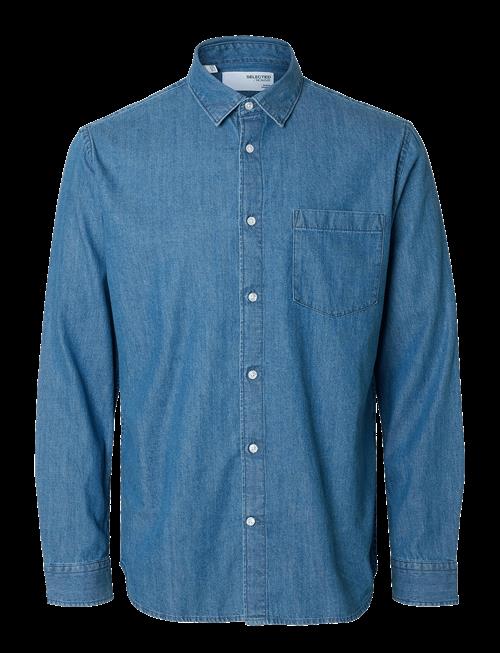 Selected | Slmclaus-Carlo Reg Denim Ls Shirt Noos | L