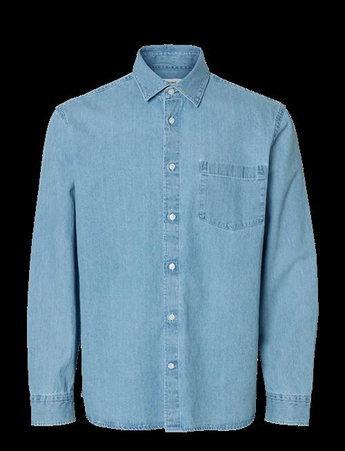 Selected | Slmclaus-Carlo Reg Denim Ls Shirt Noos | M