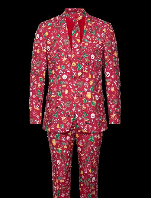 Happy Seasons | The Awesome Christmas Suit Rød | XXL