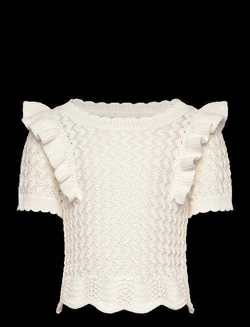 Lindex | Top Knitted With Flounce | 128