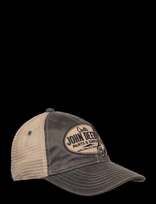 American Needle | 6 Panel Chan & Mesh Unstruct Beige - Grey John Deere | ONE SIZE