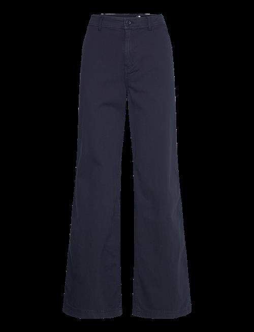Lauren Ralph Lauren | Cotton Twill Wide-Leg Pant | 36