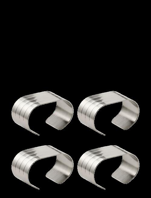 Aida | Raw Napkin Holder Matte Steel  4 Pcs Giftbox | ONE SIZE