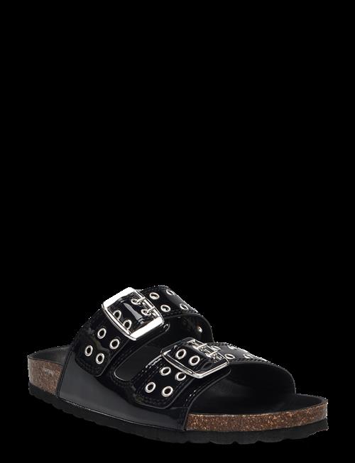 Bianco | Biamiami Two Buckle Slide Patent Leather | 41