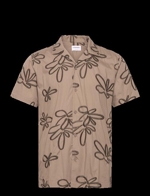 Lindbergh | Embroidered Cotton Shirt S/S | XL
