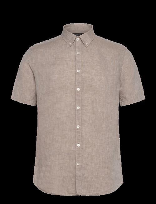 Lindbergh Black | Soft Linen Shirt S/S - Modern Fit | XXL
