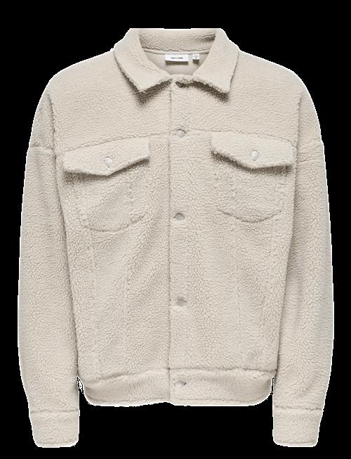 ONLY & SONS | Onsdeacon Rlx Sherpa Overshirt Sweat Vd | XXL