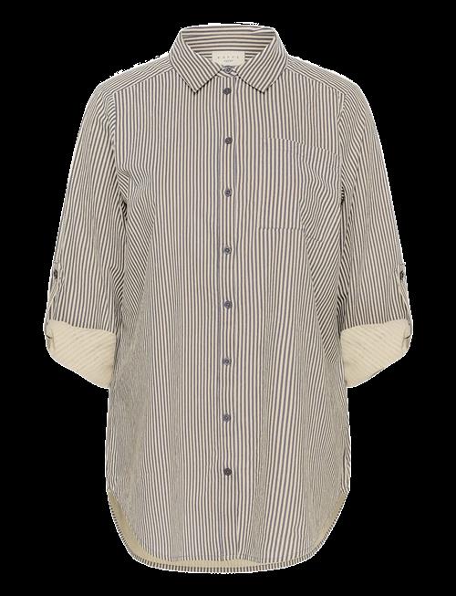 Kaffe Curve | Kcnana Striped Shirt Tunic | 44