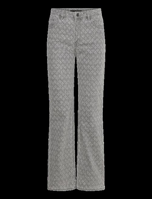 Mango | Straight-Fit Jeans With Rhinestone Detail | 34