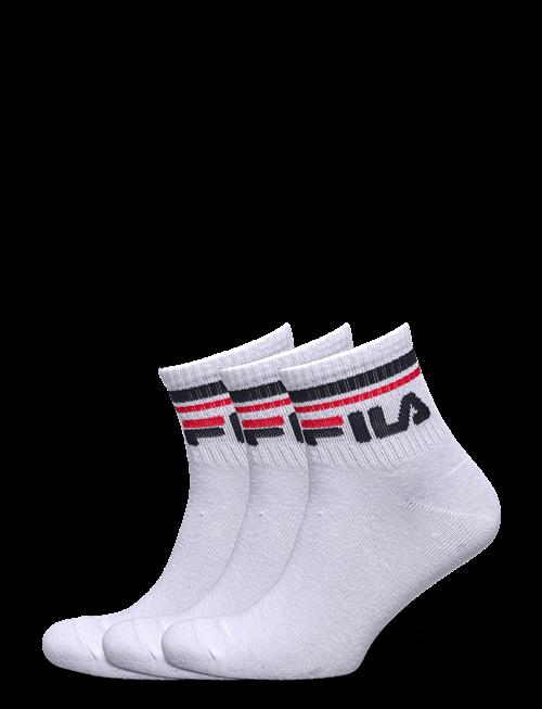 FILA Socks | Fila 3Pk Quarter Stripe Socks | 35-38
