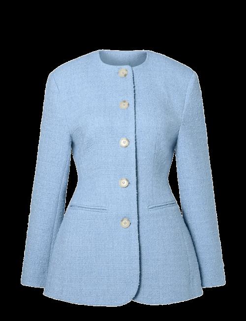 Malina | Carol Fitted Round Neck Blazer | XL
