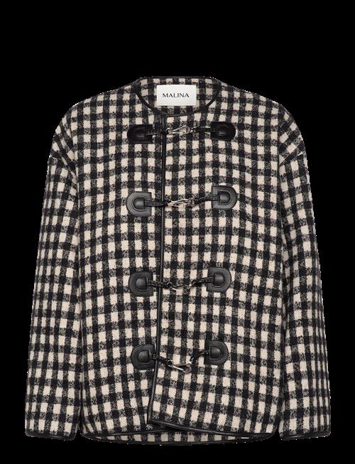 Malina | Lou Checkered Wool Blend Jacket | XS